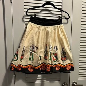 Sourpuss Painted Ladies Skirt - Size Medium